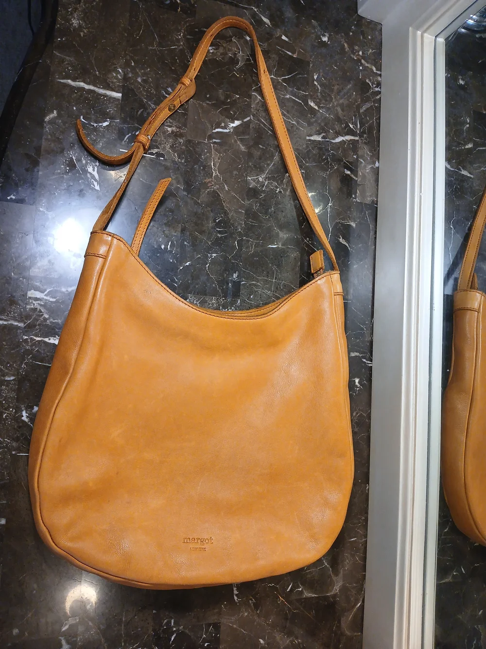 Margot New York Genuine Leather (Buttery Soft)  Shoulder Bag